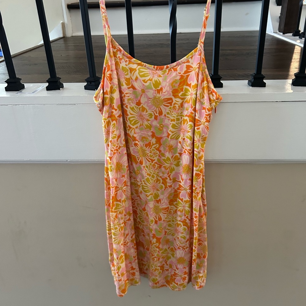 Rhythm Floral Chemise in Pink and Yellow